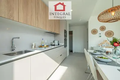 Una cocina o zona de cocina en Apartament Mar Blau