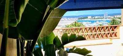 Un balcón o terraza de Dúplex amb vistes al mar 150 meters Optimist Trophy Esplanade