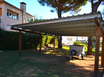 Jardín al aire libre en Petit Castell 10 persones Costa Brava