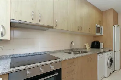 Una cocina o zona de cocina en Apartamento Armonia