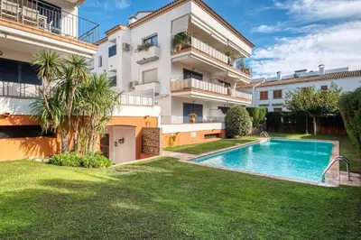 Piscina en o cerca de Apartamento con Piscina céntrico