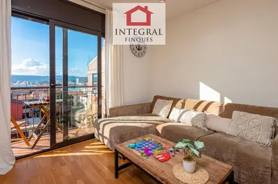 Zona de estar de Brisa Marina Apartament Palamós