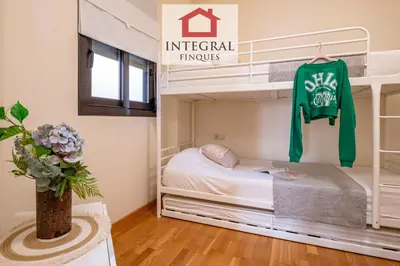 Cama o camas de una habitación en Brisa Marina Apartament Palamós