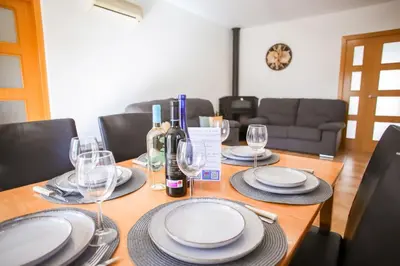 Zona de estar de Villa Luz Lloret con Piscina