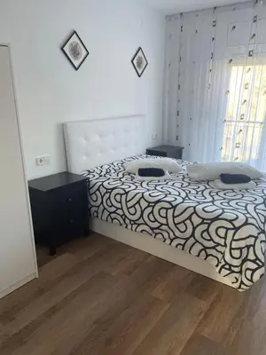 Cama o camas de una habitación en Maravillosa villa con piscina y barbacoa