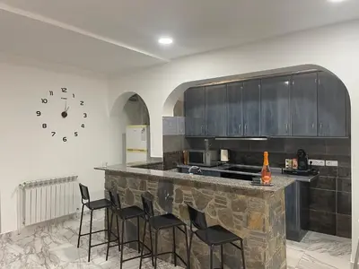 Una cocina o zona de cocina en Maravillosa villa con piscina y barbacoa