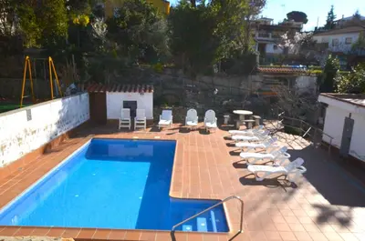 Piscina en o cerca de Villa Fernando 12 personas 8km Lloret de Mar