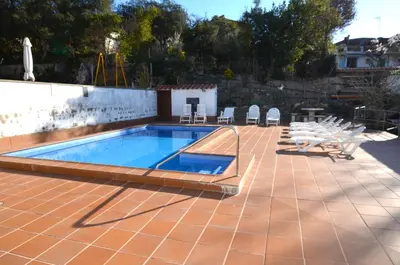 Piscina en o cerca de Villa Fernando 12 personas 8km Lloret de Mar