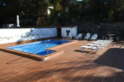 Piscina en o cerca de Villa Fernando 12 personas 8km Lloret de Mar