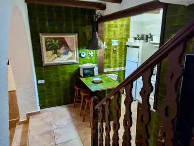 Una cocina o zona de cocina en EVH-102 Casa dentro del castillo de Tossa de Mar