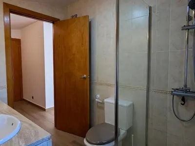 Un baño de EVH105 - Casa con piscina privada