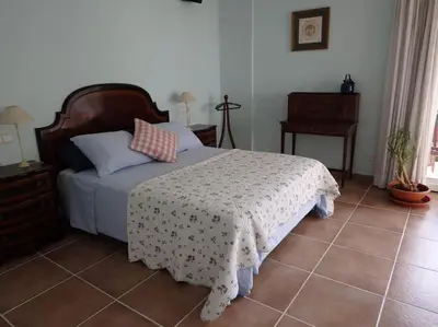 Cama o camas de una habitación en SEAFRONT VIEW-Nice Appartment in Downtown Blanes