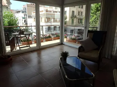 Un balcón o terraza de SEAFRONT VIEW-Nice Appartment in Downtown Blanes