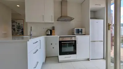 Una cocina o zona de cocina en EVH-106 Apartamento en pleno corazón de Tossa de Mar