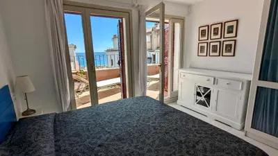 Cama o camas de una habitación en EVH-106 Apartamento en pleno corazón de Tossa de Mar