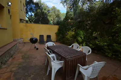 Jardín al aire libre en Villa Mimosa 8 people Lloret de Mar
