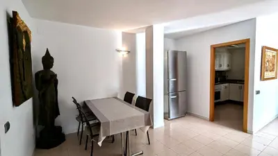 Una cocina o zona de cocina en EVH108 Apartamento con gran terraza