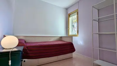 Cama o camas de una habitación en EVH108 Apartamento con gran terraza