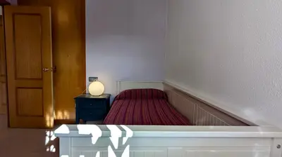 Cama o camas de una habitación en EVH108 Apartamento con gran terraza