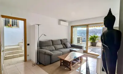 Zona de estar de EVH108 Apartamento con gran terraza