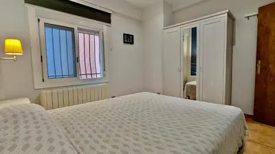 Cama o camas de una habitación en EVH-109 Planta baja con terraza en el centro