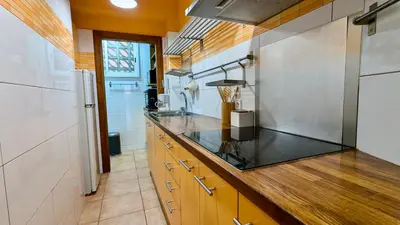 Una cocina o zona de cocina en EVH-109 Planta baja con terraza en el centro