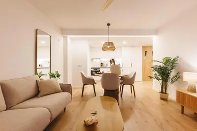 Zona de estar de Bravissimo Pou Rodó, 2-bedroom and bike friendly
