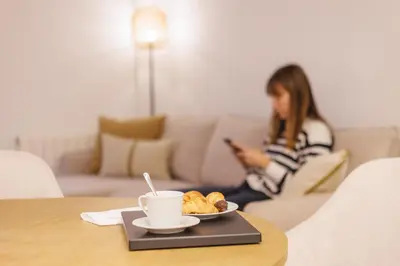 Comida en o cerca de este apartamento