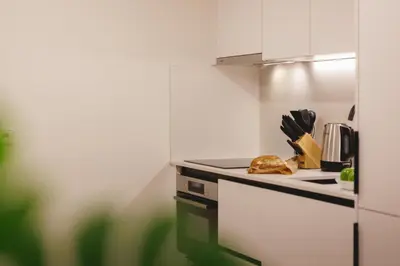 Una cocina o zona de cocina en Bravissimo Pou Rodó, 2-bedroom and bike friendly