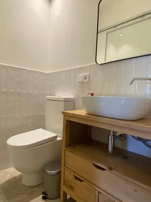 Un baño de Casa Olímpia