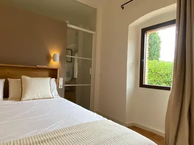 Cama o camas de una habitación en Casa Olímpia