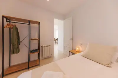 Cama o camas de una habitación en Bravissimo Jaume I Penthouse, with 3 bedrooms