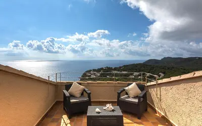 Paisaje cerca de esta villa