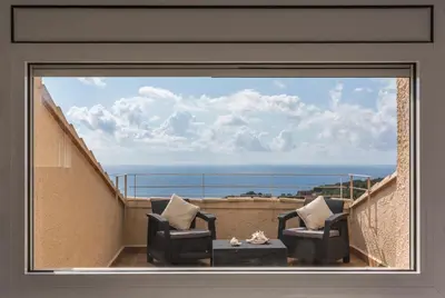 Paisaje cerca de esta villa