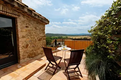 Un balcón o terraza de Encís d'Empordà -Adults Only-