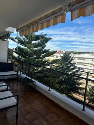 Un balcón o terraza de Отдых у моря Ллорет де мар