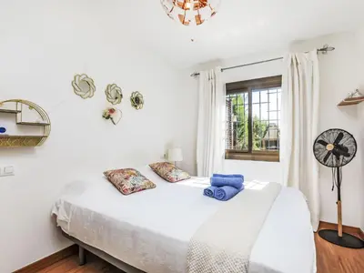 Cama o camas de una habitación en Holiday Home Nadia by Interhome