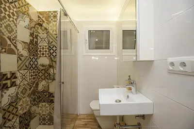 Un baño de Apartamento Pedret en Girona