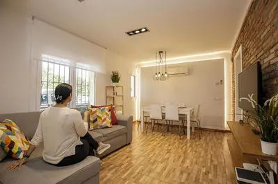 Zona de estar de Apartamento Pedret en Girona