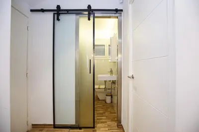 Un baño de Apartamento Pedret en Girona