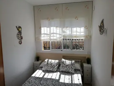 Cama o camas de una habitación en Villa Galicia