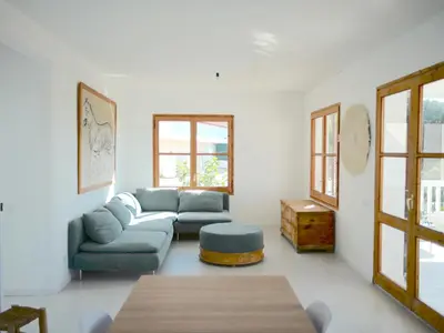 Zona de estar de Apartamento nuevo muy luminoso