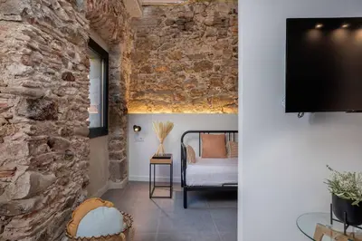 Cama o camas de una habitación en Flateli Barca 11