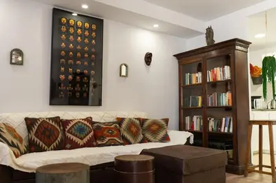 Zona de estar de SeaHomes Vacations - Centric Apt 100m Beach and PKG