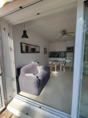 Zona de estar de Apartamento con encanto en Tamariu