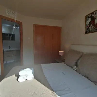 Cama o camas de una habitación en VILLAS COSETTE Apartamento CAMILLE