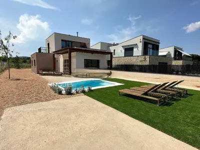 Piscina en o cerca de Magnífica casa con piscina