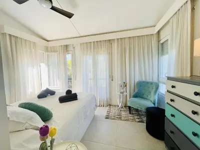Cama o camas de una habitación en Casa Brisa