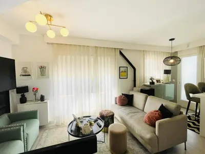 Zona de estar de Casa Brisa