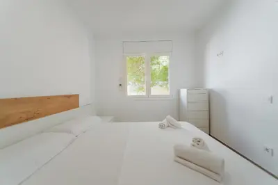 Cama o camas de una habitación en WELCS DUPLEX 192 PDA cerca del mar